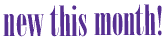 New project and articles this month