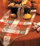 Sew a Thanksgiving table setting