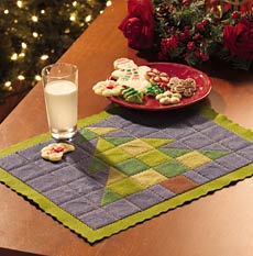 Festive felt placemat from JoAnn Stores at www.joann.com