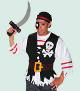 No-sew pirate costume
