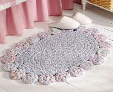 Sunny terrycloth rug from Joann @ www.joann.com